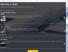 Tablet Screenshot of marvineinhaiti.blogspot.com