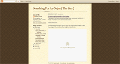 Desktop Screenshot of an-najm.blogspot.com