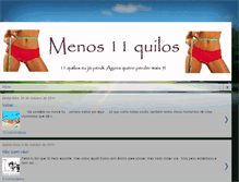 Tablet Screenshot of menos11quilos.blogspot.com