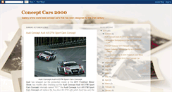 Desktop Screenshot of conceptcar2000.blogspot.com