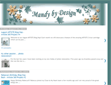 Tablet Screenshot of mandydesigns.blogspot.com