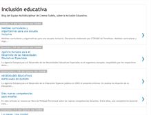 Tablet Screenshot of inclusion-educativa.blogspot.com