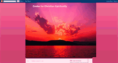 Desktop Screenshot of centerforchristianspirituality.blogspot.com