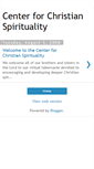 Mobile Screenshot of centerforchristianspirituality.blogspot.com