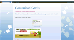 Desktop Screenshot of comunicatigratis.blogspot.com