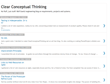 Tablet Screenshot of clearconceptualthinking.blogspot.com