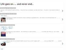 Tablet Screenshot of lifegoesonneverend.blogspot.com