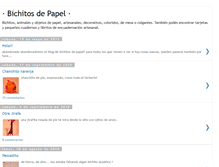 Tablet Screenshot of bichitosdepapel.blogspot.com
