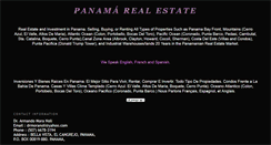 Desktop Screenshot of panamrealestate.blogspot.com