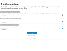 Tablet Screenshot of ana-mariamatute.blogspot.com