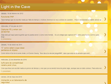 Tablet Screenshot of lightinthecave.blogspot.com