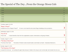 Tablet Screenshot of orangemooncafe.blogspot.com