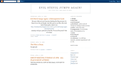 Desktop Screenshot of evilstevil.blogspot.com