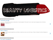 Tablet Screenshot of beautylogistics.blogspot.com