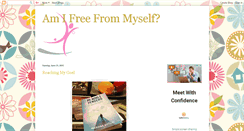 Desktop Screenshot of amifreefrommyself.blogspot.com
