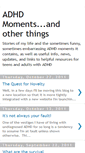 Mobile Screenshot of adultadhdblog.blogspot.com