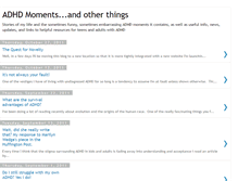 Tablet Screenshot of adultadhdblog.blogspot.com