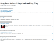 Tablet Screenshot of drug-free-bodybuilding.blogspot.com
