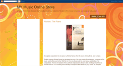 Desktop Screenshot of mymusiconlinestore.blogspot.com