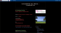 Desktop Screenshot of casamentosnapraia.blogspot.com