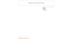 Desktop Screenshot of marablogging.blogspot.com