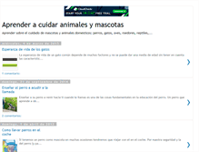 Tablet Screenshot of comocuidaranimalesdomesticos.blogspot.com