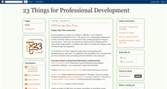 Desktop Screenshot of cpd23.blogspot.com