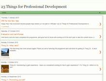 Tablet Screenshot of cpd23.blogspot.com