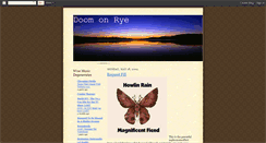Desktop Screenshot of doomonrye.blogspot.com