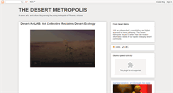 Desktop Screenshot of desertmetro.blogspot.com