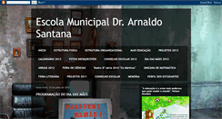 Desktop Screenshot of escolaarnaldosantana10.blogspot.com
