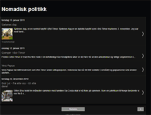 Tablet Screenshot of nomadiskpolitikk.blogspot.com