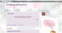 Desktop Screenshot of liveandlearnin2011.blogspot.com
