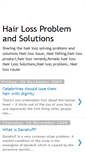 Mobile Screenshot of hairlosssolve.blogspot.com