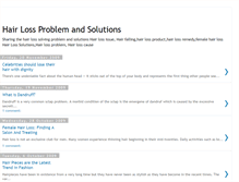 Tablet Screenshot of hairlosssolve.blogspot.com