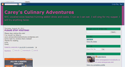 Desktop Screenshot of careysculinaryadventures.blogspot.com