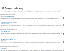 Tablet Screenshot of hip-europe.blogspot.com