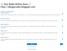 Tablet Screenshot of dengarradio.blogspot.com