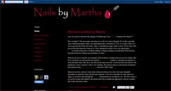 Desktop Screenshot of nailsbymartha.blogspot.com