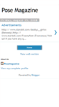 Mobile Screenshot of pose-magazine-1.blogspot.com