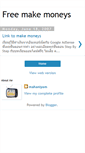 Mobile Screenshot of feemakemoney.blogspot.com