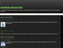 Tablet Screenshot of buenosnegocios-blog.blogspot.com