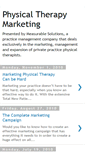 Mobile Screenshot of physicaltherapymarketing.blogspot.com