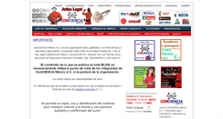 Desktop Screenshot of concienciamexico-avisolegal.blogspot.com