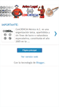 Mobile Screenshot of concienciamexico-avisolegal.blogspot.com
