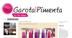 Desktop Screenshot of garotapimentta.blogspot.com
