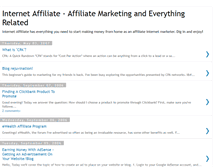 Tablet Screenshot of internetaffiliate.blogspot.com
