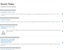 Tablet Screenshot of oracletoday.blogspot.com