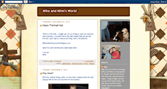 Desktop Screenshot of mikeandmimisworld.blogspot.com