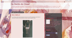 Desktop Screenshot of dedentrodocloset.blogspot.com